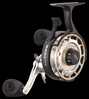 13 Fishing Black Betty FreeFall Carbon Inline Ice Fishing Reel