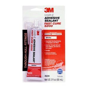 3M 5200 Fast Cure Polyurethane Adhesive/Sealant Tube, White