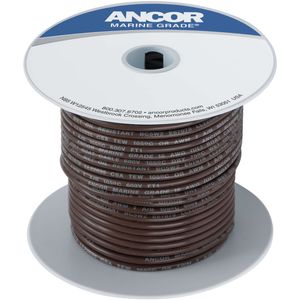 Ancor 12 AWG Tinned Copper Wire Primary Cable - Brown - 100 ft.