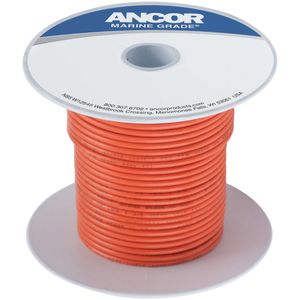 Ancor 12 AWG Tinned Copper Wire Primary Cable - Orange - 100 ft.