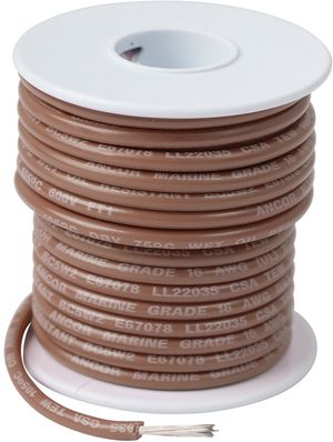 Ancor 16 AWG Tinned Copper Wire Primary Cable - Tan - 100 ft.