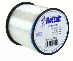 Ande Premium Mono 1/4 Lb. Spool 30 Lb. Test Clear