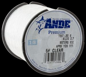 Ande Premium Monofilament Line 1/8 lb. Spool