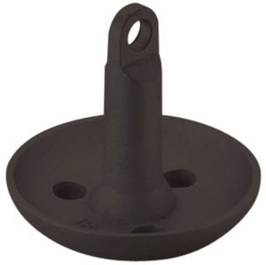 Attwood Mushroom Anchor - 10Lb - Black PVC Coated - 9942B1