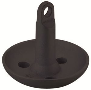 Attwood Mushroom Anchor - 15Lb - Black PVC Coated - 9943B1