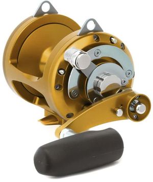 Avet Reels Avet EXW 30/2 Two-Speed Lever Drag Big Game Reels Gold