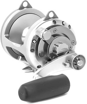 Avet Reels Avet EXW 30/2 Two-Speed Lever Drag Big Game Reels Silver