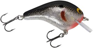 Bagley Bait Co. Bagley Balsa B1 Crankbait - 2 in. - Black on Silver Foil - BB1-BS