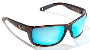 Bajio Bales Beach Sunglasses - Dark Tortoise Gloss Frame/Blue Glass Lens