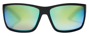 Bajio Bales Beach Sunglasses - Matte Black Frame/Green Lens