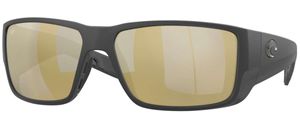 Costa Blackfin Pro Sunglasses - Matte Black/Sunrise Silver Mirror 580G