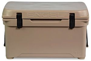 Engel 35 High-Performance Roto-Molded Cooler - 35 Quart - Tan