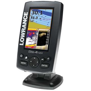 Lowrance Elite-4 HDI Fishfinder/Chartplotter Combo with No Transducer