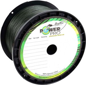 Power Pro PowerPro Braided Spectra Fiber Fishing Line Moss Green 100LB 1500 Yds