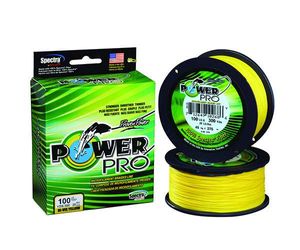 Power Pro PowerPro Braided Spectra Fiber Line Hi-Vis Yellow - 100LB - 500 Yds