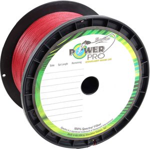 Power Pro PowerPro Braided Spectra Fiber Line - Vermilion Red - 1500yds. 100lb.